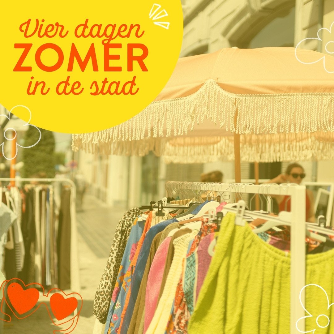 Gezellig winkelen tijdens de zomerbraderie